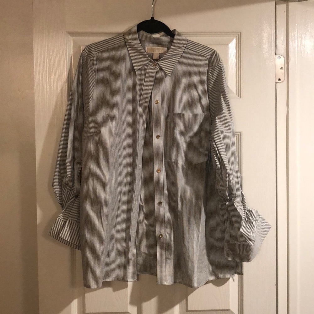 WMNS XL MICHAEL KORS BUTTON DOWN